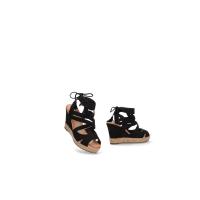 KTEY 523 920-220 NEGR Sandalias plataforma mujer 35921 25V SANDALIA CUÑA YUTE ANTE NEGRO - details 4