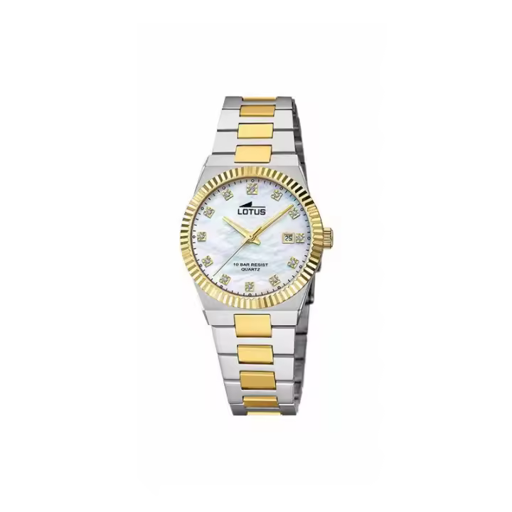 RELOJ LOTUS FREEDOM  CREMA CORREA DE ACERO INOXIDABLE 316L, MUJER - 18839/1 - 1