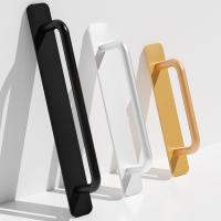 Manija De Puerta Sin Perforar De Aluminio Para Armario De Cocina Adhesiva Para Inodoro Y Ventanas Sliding Knobs Accesorios De Muebles Hardware - details 3