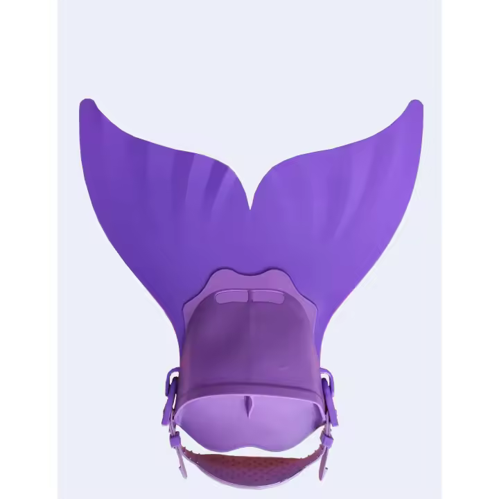 Zenyth aletas individuales para adultos y niños, aletas, aletas de una pieza de Sirena, equipo de Natation para Buceo - 1