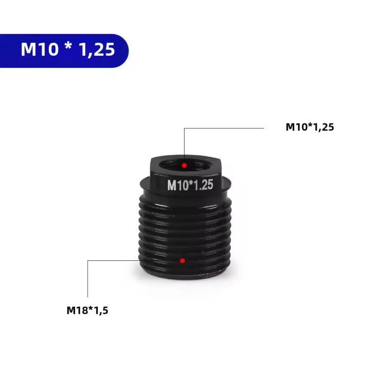 Adaptador De Manija De Cambio De Aluminio Con Hilo Interno M8x1.25/M10x1.25/M10x1.5/M12x1.25/M14x1.5 Accesorios Para Manijas De Cambio - 1