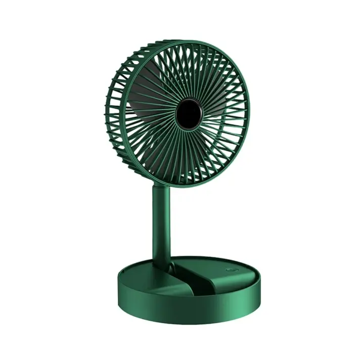 Ventilador de escritorio plegable con bateria lition，Ventilador  Portátil Recargable tres velocidades，Mini ventilador ajustable para el hogar y la Oficina, dispositivo pequeño de refrigeración, portátil, recargable por USB, - 1