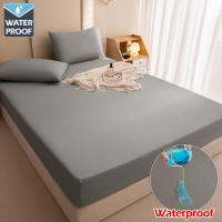 Sábana Impermeable De Tela Doble California King Size Para Cama Doble Cubierta De Matrícula De Sábana De Cama Reina Y Rey - details 6