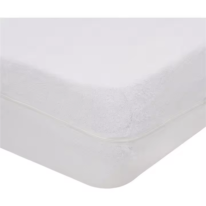 DECASATEXTIL- Funda de colchón algodón de Rizo - Disponible en Diferentes Medidas - Elástica y Transpirable - 1