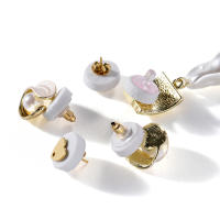200-500Pcs Almohadillas De Esponja Blanca Antichoque Para Joyería 12x12MM Protección Para Pendientes Piezas De Hacer Manualidades - details 7