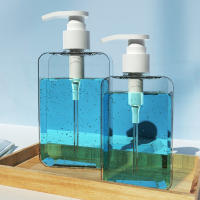 Dispensador De Leche Y Jabón Transparente Cuadrado Para Baño Con Bombín Recipiente De Líquido Para Repotear Unisex - details 5