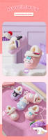 Sanrio Kuromi Mymoledy Pantuflas De Algodón Para Niños Invierno Antideslizantes Talla True Fit Material EVA Suave Y Cálido Para Niñas - details 5