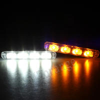 2x4 LED Luz De Advertencia Estroboscópica Para Coche Camión FSO Flasher De Emergencia Policiales Y Ambulancia Accesorios De Coche - details 11