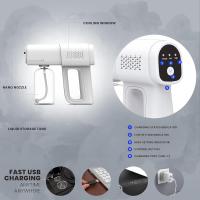 Máquina de nebulización desinfectante profesional, atomizador electrostático ULV y pistola de vapor Nano de mano inalámbrica-PISTOLA DE PULVERIZACIÓN recargable con luz azul - details 2