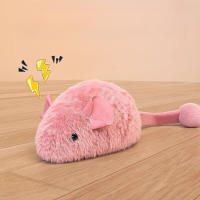 Nuevos Juguetes Interactivos Para Gatos Ratones De Peluche Luminosos Juego Para Gatos Jóvenes Y Adultos Reducción De Boredom - details 0