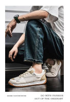 Zapatos Deportivos Amarillos Para Hombre Zapatillas De Caminar Transpirables Con Malla Antideslizantes Y Cómodas Para Correr - details 4