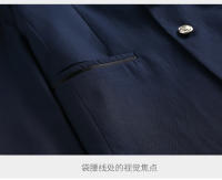 Traje Para Hombre (Chaleco+ Pantalones) Moda Gentleman Negocios Exterior Collar Erguido Boda Trabajo Casual MAO Traje Polyester Viscosa - details 15