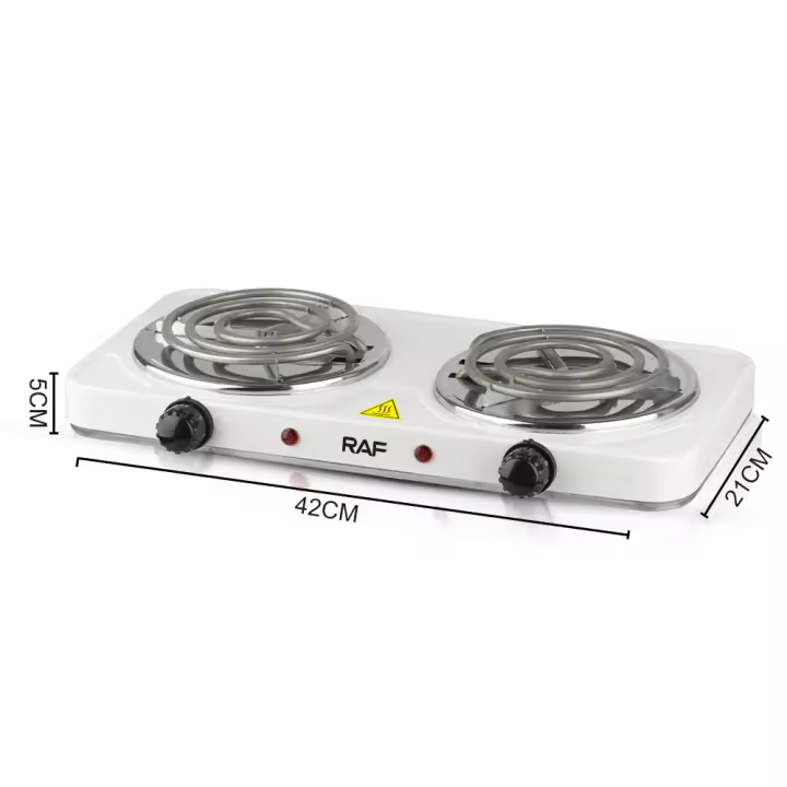 Estufa eléctrica de cerámica de doble cabezal, pequeños electrodomésticos, cocina multifunción, cafetera, estufa eléctrica pequeña para el hogar - 1
