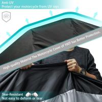 Cubierta Para Motocicleta Impermeable Y Antipolvo Protección UV Y Resistente Al Desgaste Para Todas Las Estaciones Para Scooter Y Motocicleta De 190T Tela De Poliéster PU - details 5