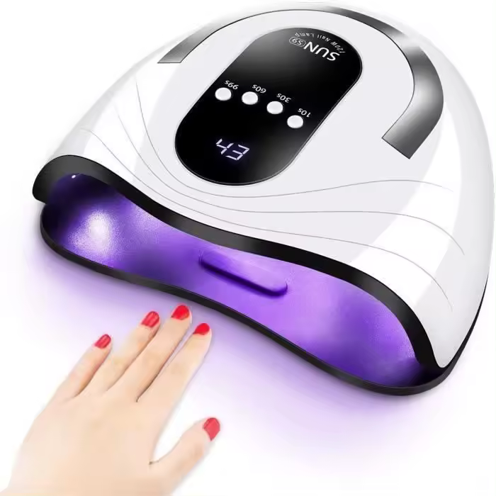 Secador de uñas UV Profesional, lámpara UV LED de 120 W para uñas de gel, sensor Automático, 4 temporizadores 10/30/60/99 S, lámpara UV para manicura. - 1