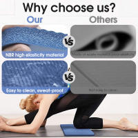 Almohadilla De Yoga Gruesa Antideslizante EVA Espuma Cómoda Para Ejercicio Pilates Gimnasia Tapete Deportivo Fitness Soporte De Rodilla Y Codo - details 2