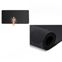 Alfombrilla De Ratón Negra Grande De Goma Natural Sencilla Para Escritorio De Oficina Y Gaming Compatible Con Teclado Y Laptop - details 1