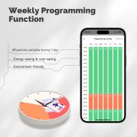 Termostato Inteligente Wifi Para Calefacción Por Cable Piloto Compatible Con Alexa Y Google Home Monitoreo De Electricidad Ecowatt Control Remoto - details 3