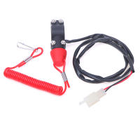 1Pc Interruptor De Parada Para Motocicleta Y Cuerda De Seguridad Universal Para Manillar De 22mm Para Scooter - details 2