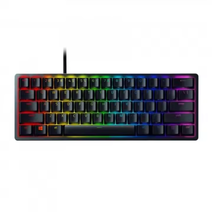 Razer Huntsman Mini Optical Gaming Keyboard, RGB LED light, US, Black, Wired, Clicky Optical - 1