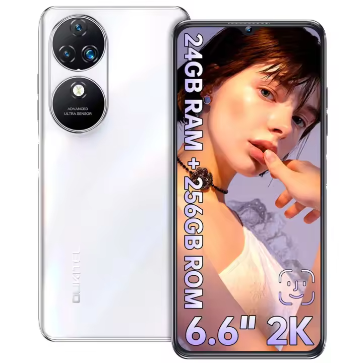OUKITEL C38 Telefonos Moviles Libres 24GB+256GB 5150mAh 6.6" Pantalla 2K HD+ Cámara 48MP+32MP Smartphone 4G Dual SIM - 1