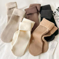 Calcetines Cortos De Invierno Para Mujer 5/10/20 Pares Gruesos Y Cálidos De Lana De Cashmere Y Nylon Para Botas De Nieve Uso Doméstico Y En Piso - details 0
