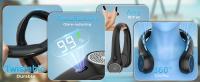 Ventilador de Cuello portáthil with Pantalla LED, enfriamiento de 360 °, ajuste de 3 velocidades y funcionamiento Silencioso, giratorio, recargable, GIFT para Mujeres y hambres, exterior E - details 0