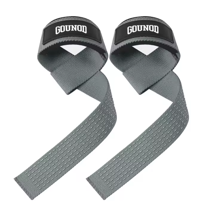 Correas de agarre de silicona antideslizantes (2/4/3 pares) para el aumento de pesas y entrenamiento de Manos, accesorios de fitness para peso muerto. - 1