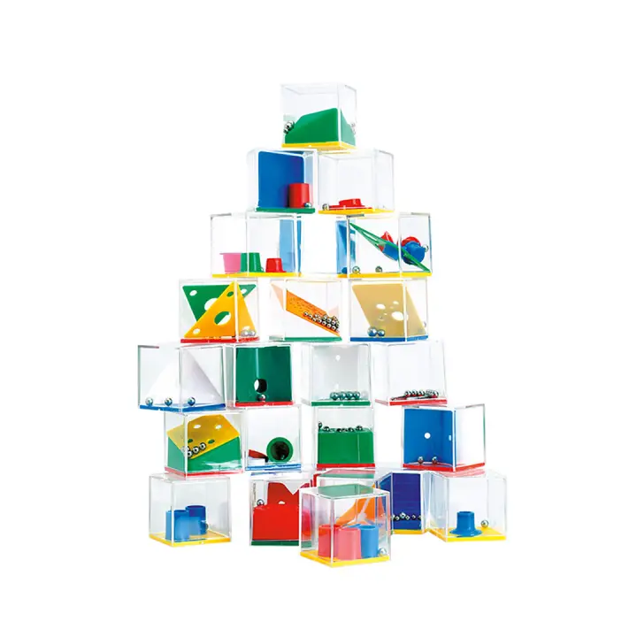 Caja con 24 juegos de habilidad para niños y adultos. 24 desafíos diferentes para demostrar tu habilidad. Un regalo original, creativo y educativo para dar como regalo a niños y niñas invitados a fiestas de cumpleaños o para que adultos ejerciten la mente - 1