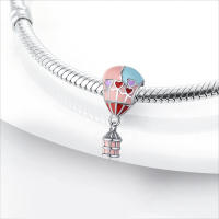 Nueva Cadena De 925 Plata Estereotipada Con Encanto Del Príncipe De La Carrousel Clown Para Pulsera Original Pandora Joyería DIY Para Dama - details 5
