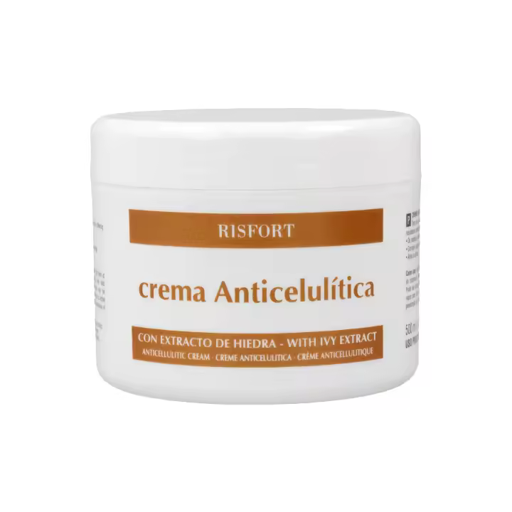 Risfort anticelulítica con extracto de hiedra crema 500 ml, crema combatir la celulitis y redefinir la silueta. - 1