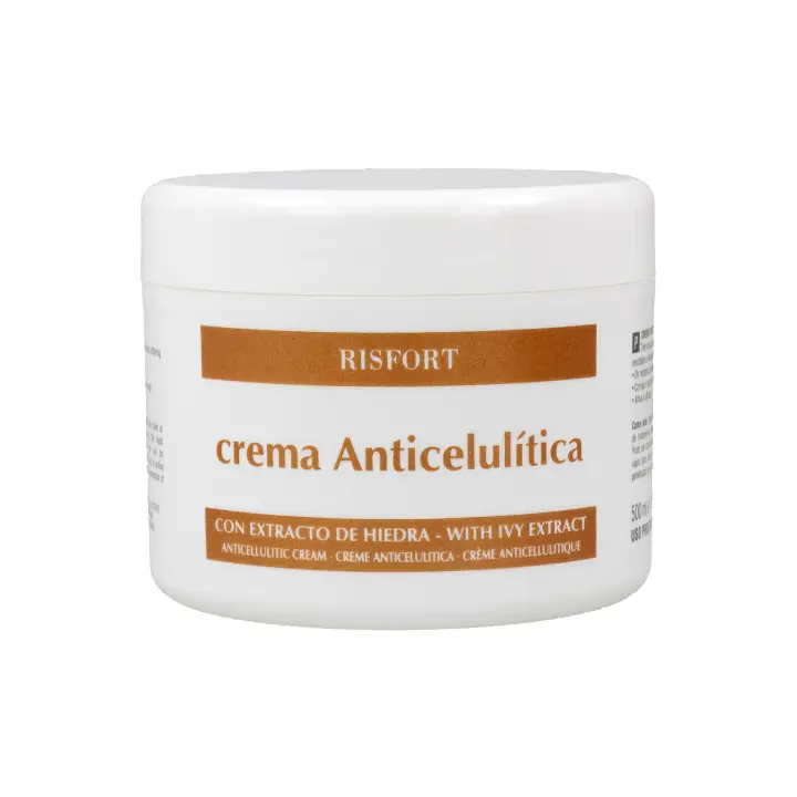 Risfort anticelulítica con extracto de hiedra crema 500 ml, crema combatir la celulitis y redefinir la silueta. - 1