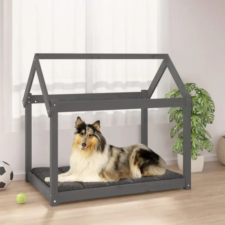 vidaXL Cama para Perros 101x70x90 cm Mascotas Cachorros Color Natural,  Blanco,  Gris y mas - 1