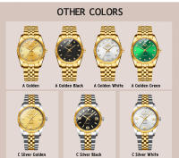 Reloj De Cuarzo Para Hombre CHENXI Con Correa De Acero Inoxidable Y Diamantes Resistente Al Agua Y Al Choque Estilo De Negocios Multicolor - details 1