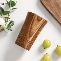 Taza De Té De Madera Hecha a Mano Estilo Japonés Para Café Leche Agua Vino Taza De Bebida Para Cocina Y Barra - details 1