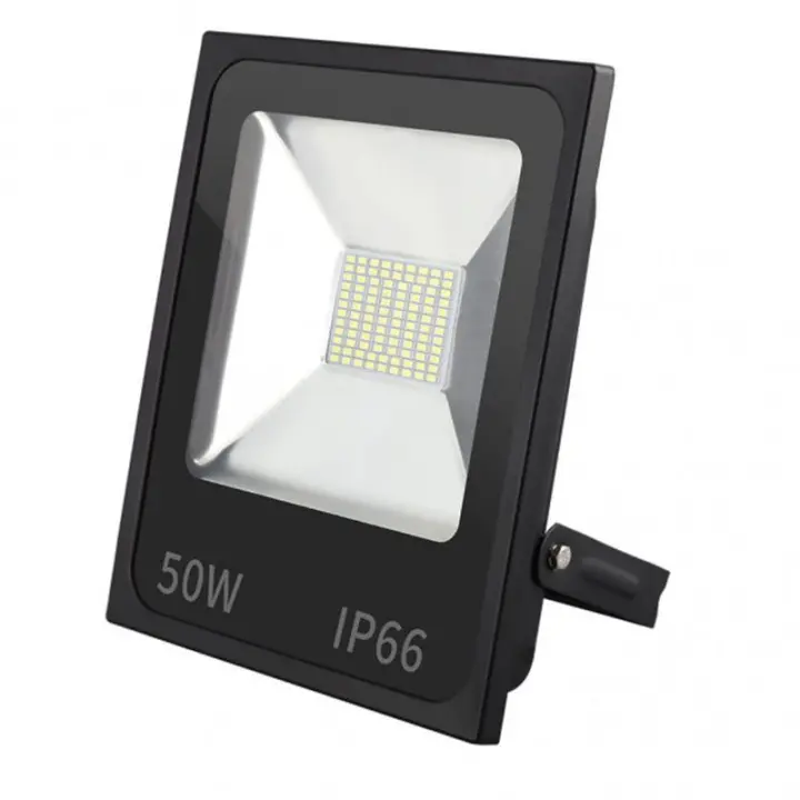 FABRILAMP Proyector Led Smd Dacita 50w 6500k Negro 4500lm 120º Ip66 28,5x24x5,5 Cm - Alta Luminosidad - 1