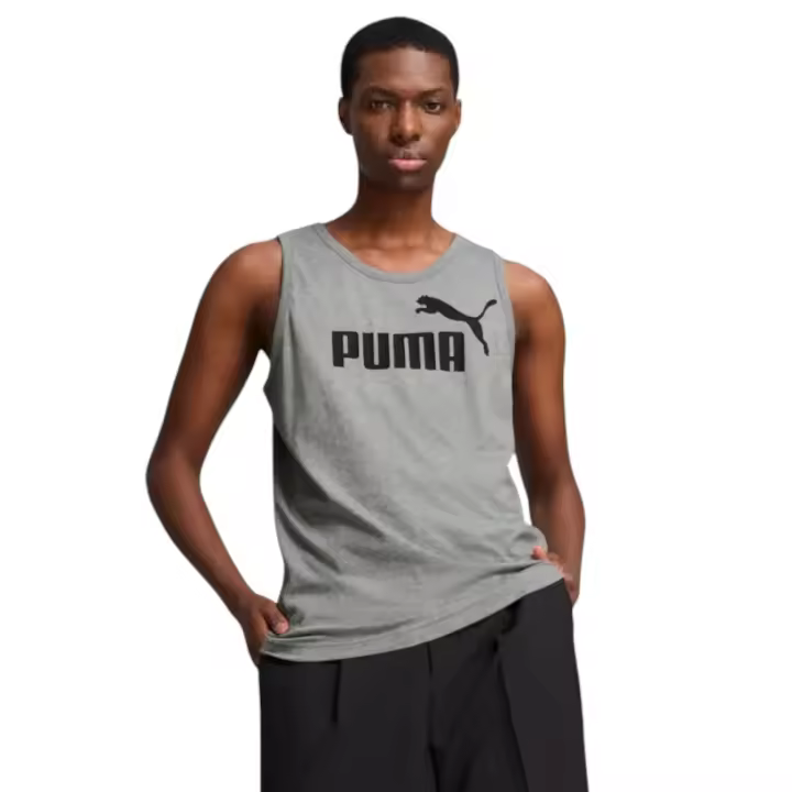Camiseta Puma Essentials Nº1 Logo Tank Gris 682544-03 Tirantes Hombre - 1