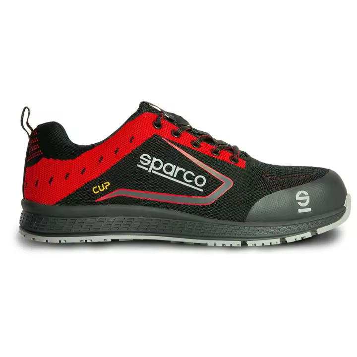 ZAPATILLAS SPARCO CUP ALBERT TALLA 39 NEGRO/ROJO S1P SRC - 1