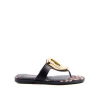 ISTERIA 25099 001 Sandalias planas de Mujer 36024 25V ESCLAVA ADORNO METAL NEGRO - details 0