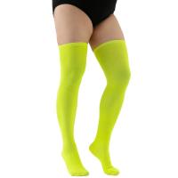 Calcetines Altos Para Mujer Talla Grande Calcetines De Rodilla Oscuros Y Blancos Con Rayas 3XL Poliéster Spandex Unisex - details 9