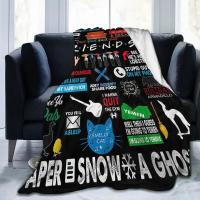 Manta De Franela Con Colección De La Serie De TV Friends Ropa De Cama Colcha De Oficina Perk Central Portátil Ligera Para Adultos Estilo Moderno - details 10