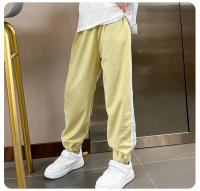 Pantalones Deportivos Para Niños Y Niñas De Verano En Color Sólido Con Cintura Elástica Estilo Casual Ajustados Y Largos Hasta El Tobillo - details 15