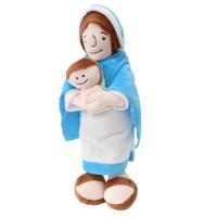 Muñeco Suave De 30CM De Jesús Y Virgen María Juguetes De Peluche Cristianos Y Religiosos Para Adultos Relleno De Algodón PP - details 12