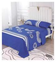 3 Piezas Juego de Sabanas Estampadas Cama 90 cm Gris Points - Primavera Verano - Algodón/Poliéster - Bajera, Encimera y Funda de Almohada - details 5