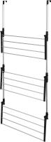 ARISE SHOP-Tendedero Colgante para Puerta, Metal/Plástico,3 Niveles, 12 Varillas,Espacio Total Tendido 6.5m,Tendedero Puerta 6,5 metros Plegable 3 Estantes - details 1