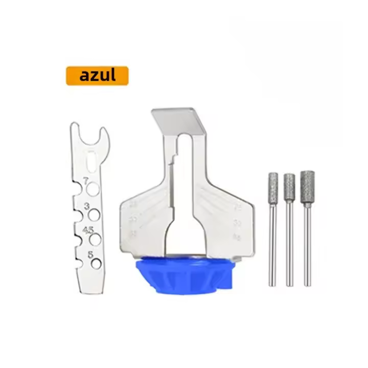 Juego De Accesorios Para Herramientas Eléctricas De Pulido Y Afilado Adaptador De Taladro Mini Taladro Rotario Estilo Dremel Guía De Afilado De Motosierra - 1
