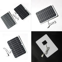 Panel Solar Pequeño 5W 5V Con USB DIY De Silicio Monocrómico Impermeable Para Camping Poder Portátil Panel Solar - details 3