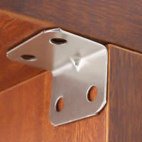 20PCS Bisagra De Esquina Desmontable 90 Grados Para Madera Accesorios De Mobiliario Cama Armario Fijación Angulo Derecho - details 2