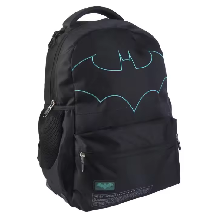DC Comics Batman Cerdá Mochila 73456 Negro Unisex | Espaciosa y Resistente - 1