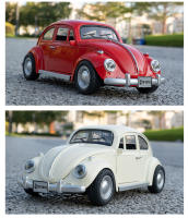 Coche De Escala 1:18 Beetle 1955 Juguetes De Aleación De Metal Con Luz Y Música Ruedas De Goma Vehículos Retro Para Colección Y Regalos Para Niños - details 9